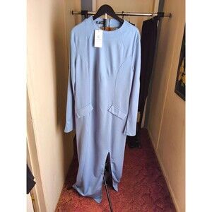 Batul The Collection Dress in Baby Blue